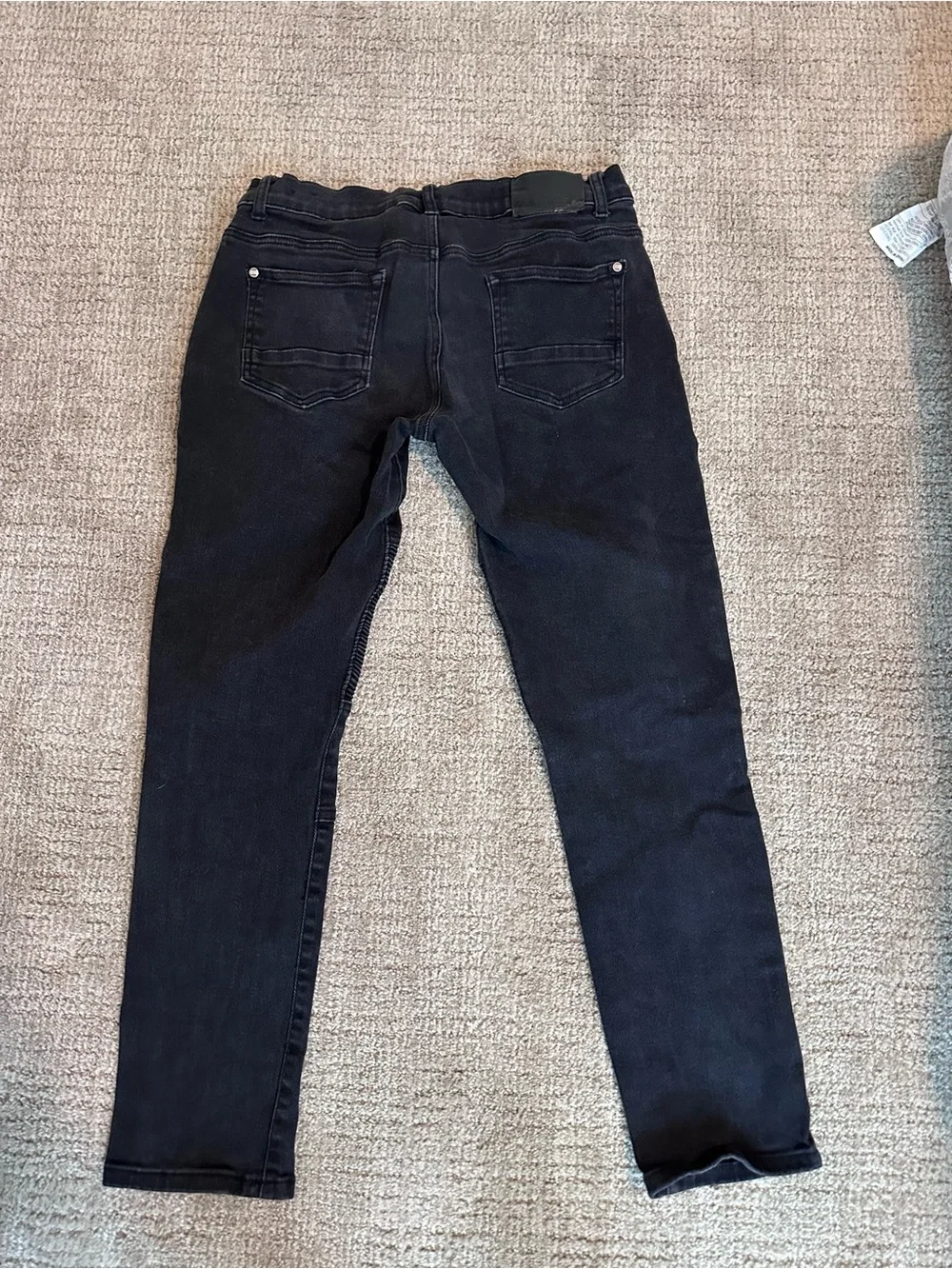 RAW X Black Men's Cargo-Style Moto Pants